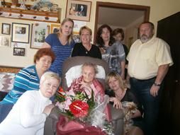 110 let oslavila paní Behenská Marie (POS)